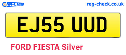 EJ55UUD are the vehicle registration plates.
