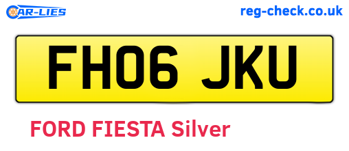 FH06JKU are the vehicle registration plates.