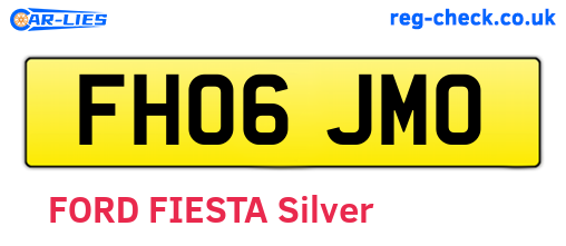 FH06JMO are the vehicle registration plates.