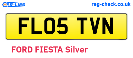 FL05TVN are the vehicle registration plates.