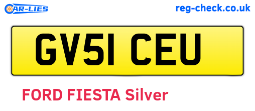 GV51CEU are the vehicle registration plates.