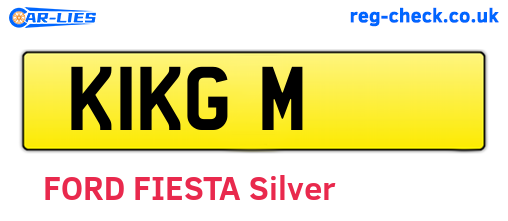 K1KGM are the vehicle registration plates.