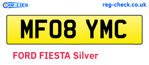 MF08YMC are the vehicle registration plates.