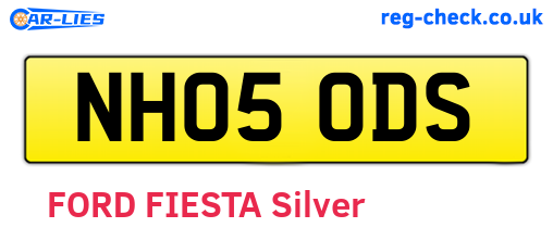 NH05ODS are the vehicle registration plates.