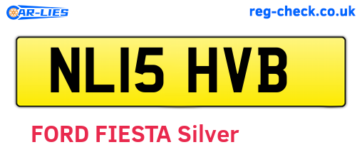 NL15HVB are the vehicle registration plates.