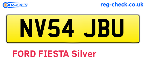 NV54JBU are the vehicle registration plates.