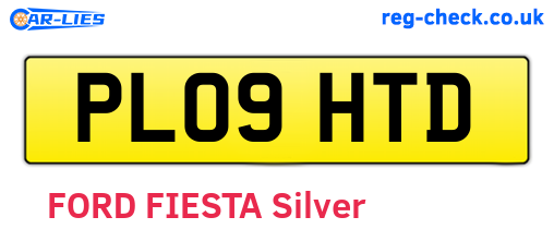 PL09HTD are the vehicle registration plates.