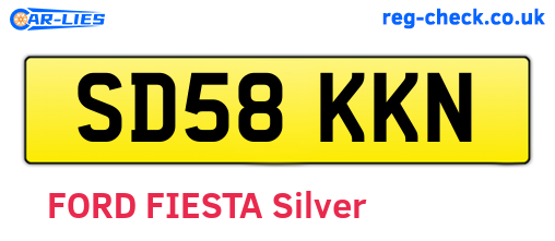 SD58KKN are the vehicle registration plates.