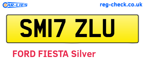 SM17ZLU are the vehicle registration plates.
