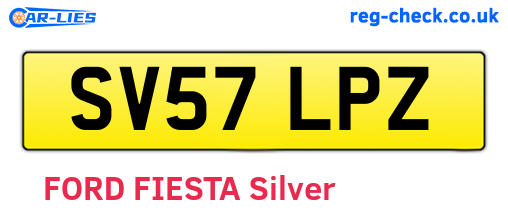 SV57LPZ are the vehicle registration plates.