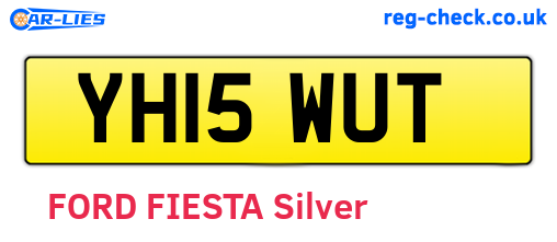 YH15WUT are the vehicle registration plates.