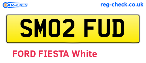 SM02FUD are the vehicle registration plates.