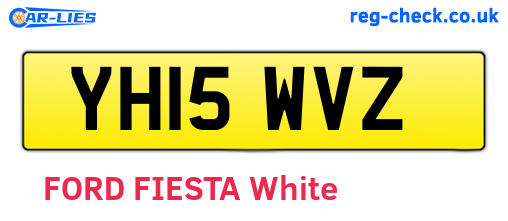 YH15WVZ are the vehicle registration plates.