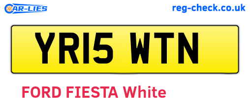 YR15WTN are the vehicle registration plates.