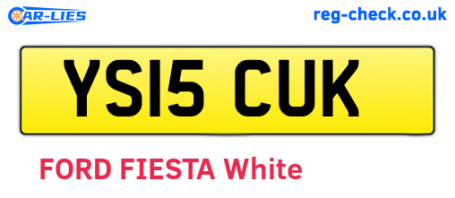 YS15CUK are the vehicle registration plates.