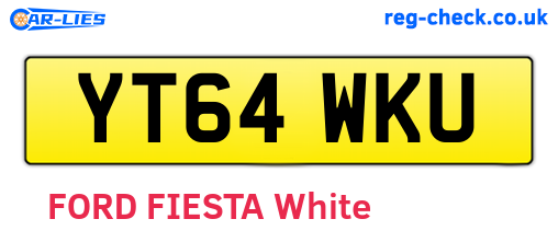 YT64WKU are the vehicle registration plates.