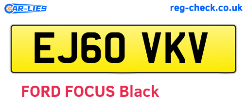 EJ60VKV are the vehicle registration plates.