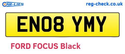 EN08YMY are the vehicle registration plates.