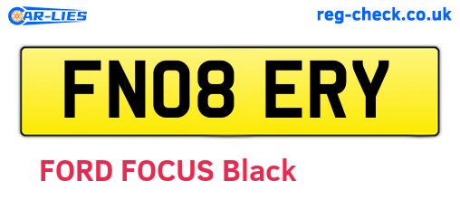 FN08ERY are the vehicle registration plates.