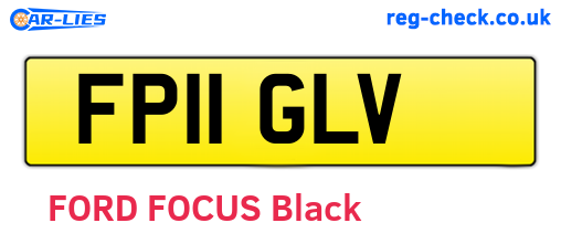 FP11GLV are the vehicle registration plates.