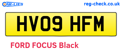 HV09HFM are the vehicle registration plates.