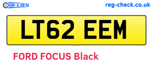 LT62EEM are the vehicle registration plates.