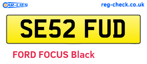 SE52FUD are the vehicle registration plates.