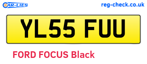 YL55FUU are the vehicle registration plates.