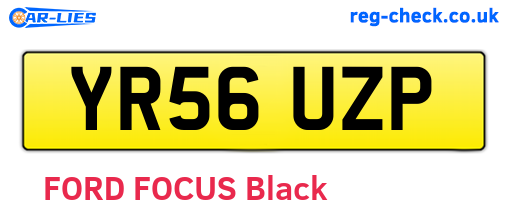 YR56UZP are the vehicle registration plates.