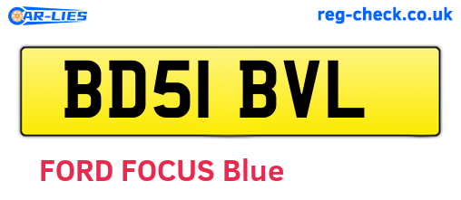 BD51BVL are the vehicle registration plates.