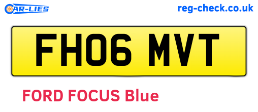 FH06MVT are the vehicle registration plates.