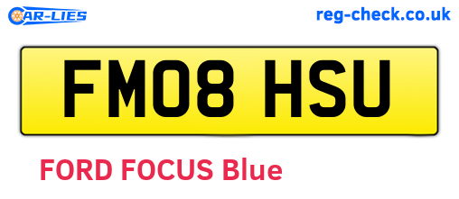 FM08HSU are the vehicle registration plates.