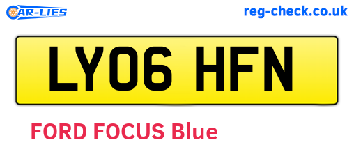 LY06HFN are the vehicle registration plates.