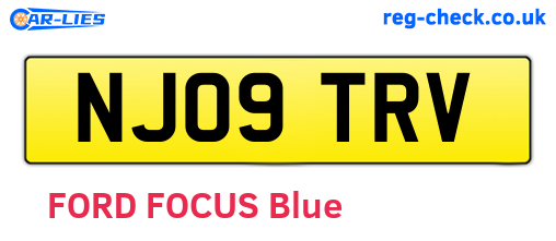 NJ09TRV are the vehicle registration plates.