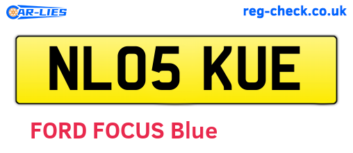 NL05KUE are the vehicle registration plates.