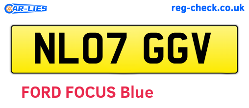 NL07GGV are the vehicle registration plates.