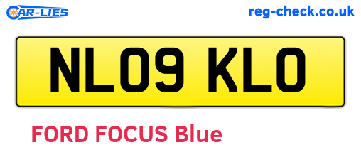 NL09KLO are the vehicle registration plates.