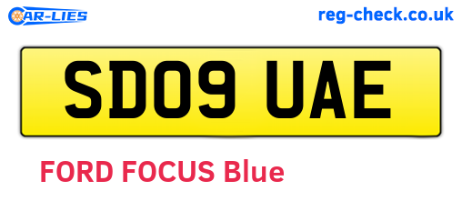 SD09UAE are the vehicle registration plates.