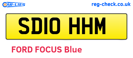 SD10HHM are the vehicle registration plates.