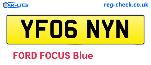 YF06NYN are the vehicle registration plates.