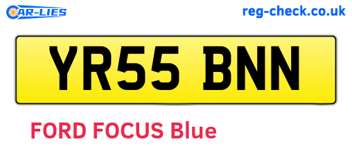 YR55BNN are the vehicle registration plates.