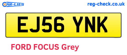EJ56YNK are the vehicle registration plates.