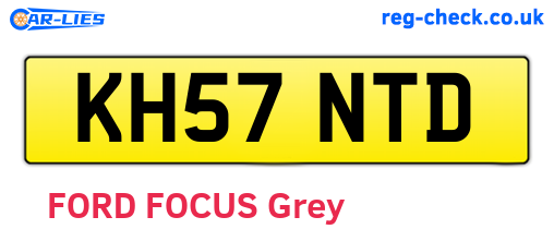 KH57NTD are the vehicle registration plates.