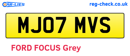MJ07MVS are the vehicle registration plates.