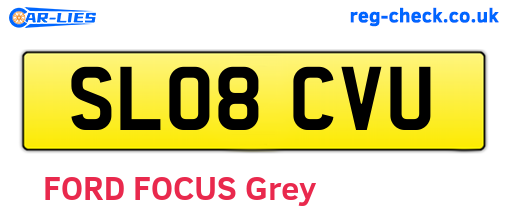 SL08CVU are the vehicle registration plates.