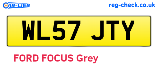 WL57JTY are the vehicle registration plates.
