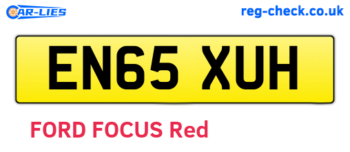 EN65XUH are the vehicle registration plates.