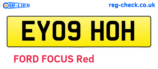 EY09HOH are the vehicle registration plates.