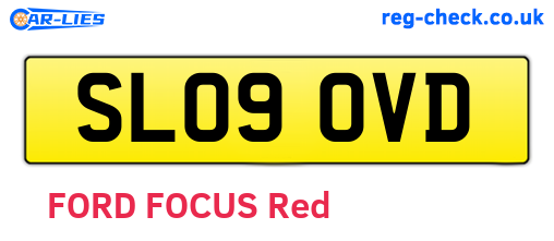 SL09OVD are the vehicle registration plates.