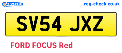 SV54JXZ are the vehicle registration plates.